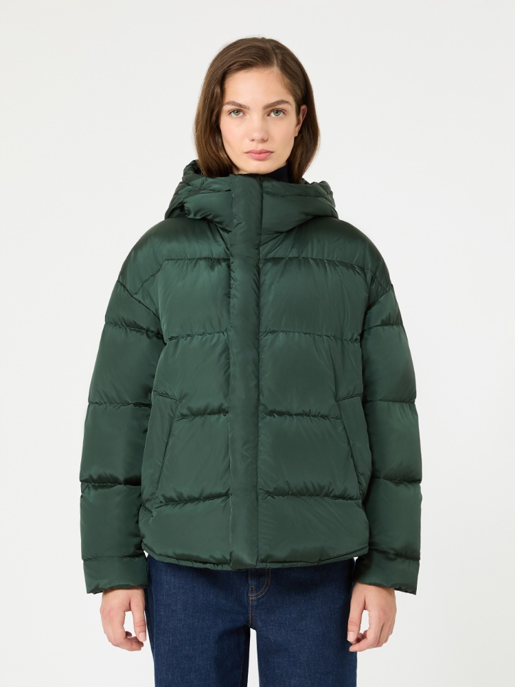 Water-repellent technical taffeta down jacket - DARK GREEN - Max Mara - 2