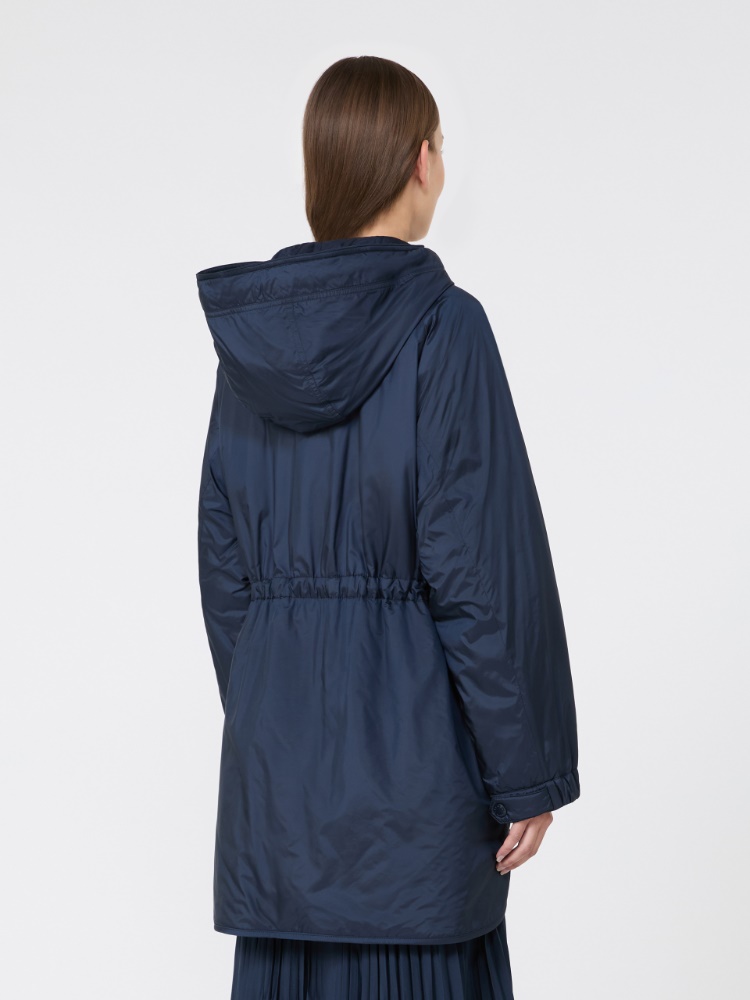 Reversible water-repellent canvas padded parka - NAVY - Max Mara - 3