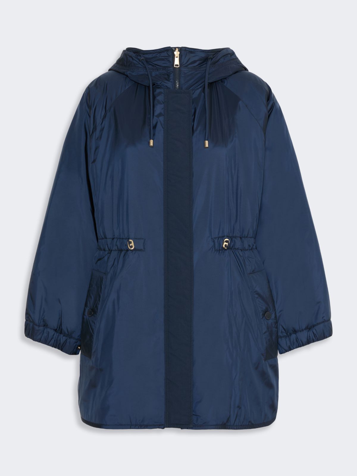 Reversible water-repellent canvas padded parka - NAVY - Max Mara - 6