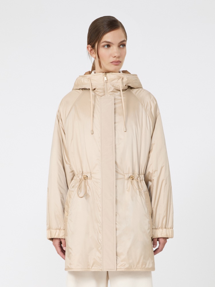 Reversible water-repellent canvas padded parka - SAND - Max Mara - 2
