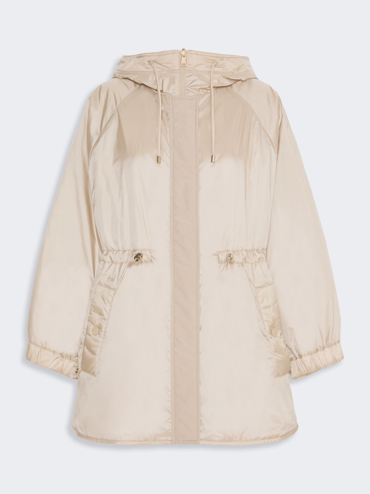 Reversible water-repellent canvas padded parka - SAND - Max Mara - 6