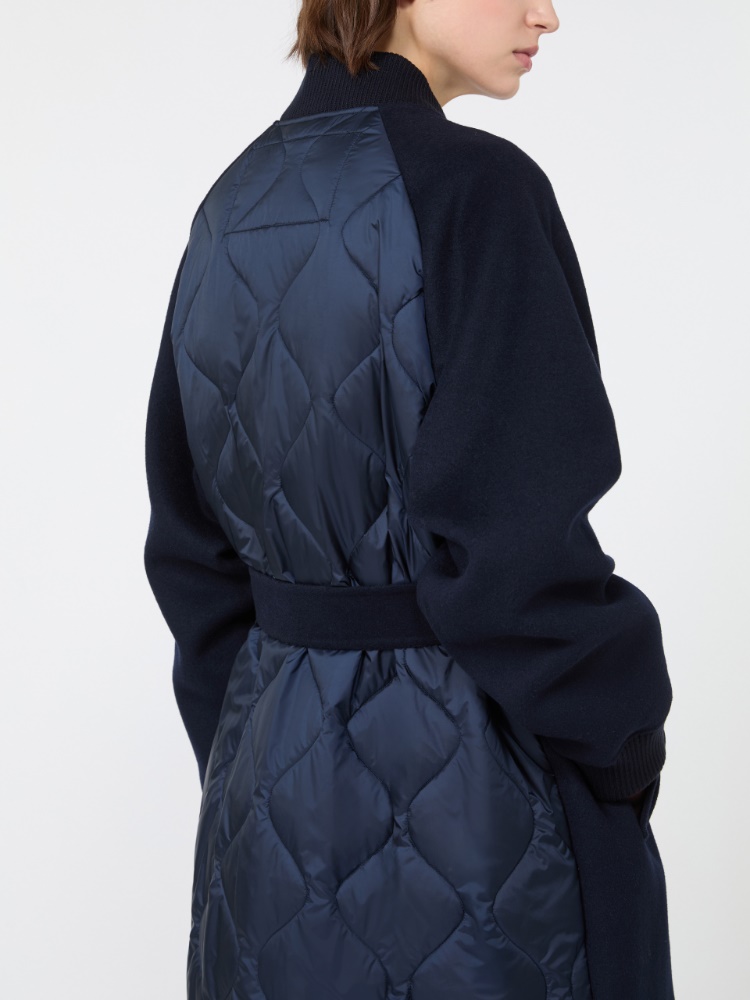 Cappotto in drap di lana double - BLU - Max Mara - 4