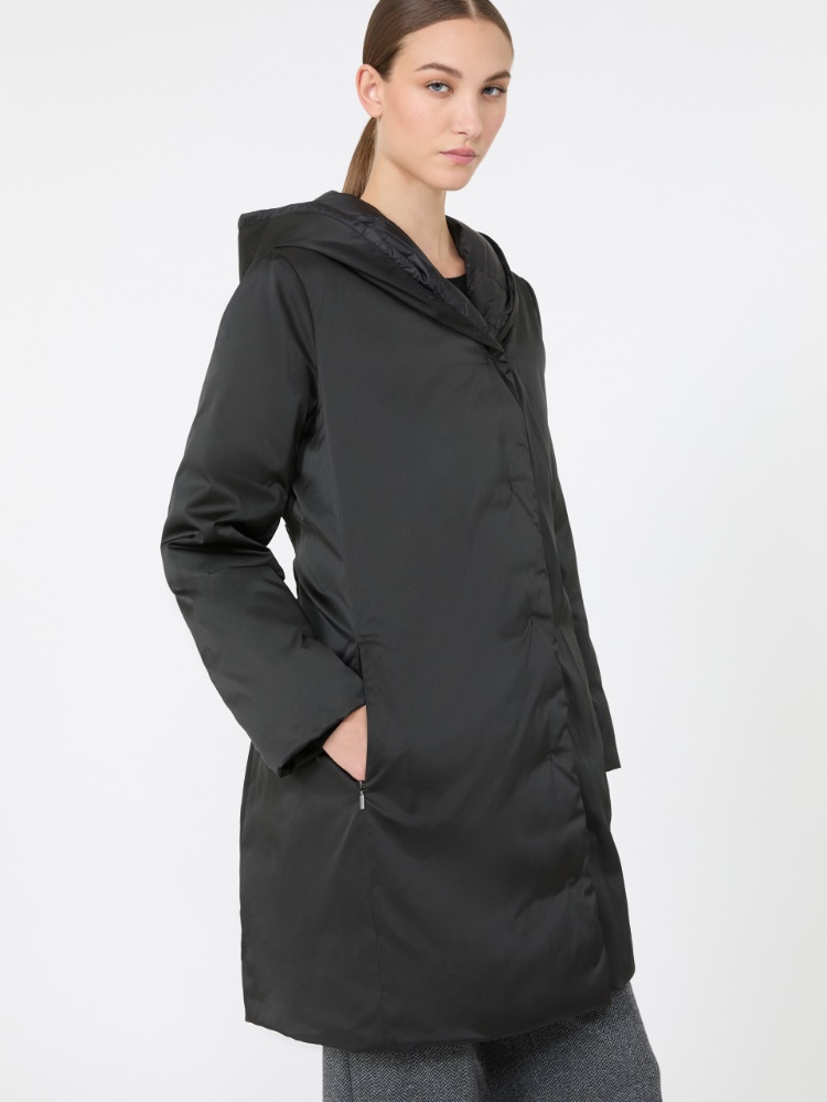 Reversible down jacket in water-repellent taffeta - BLACK - Max Mara - 4
