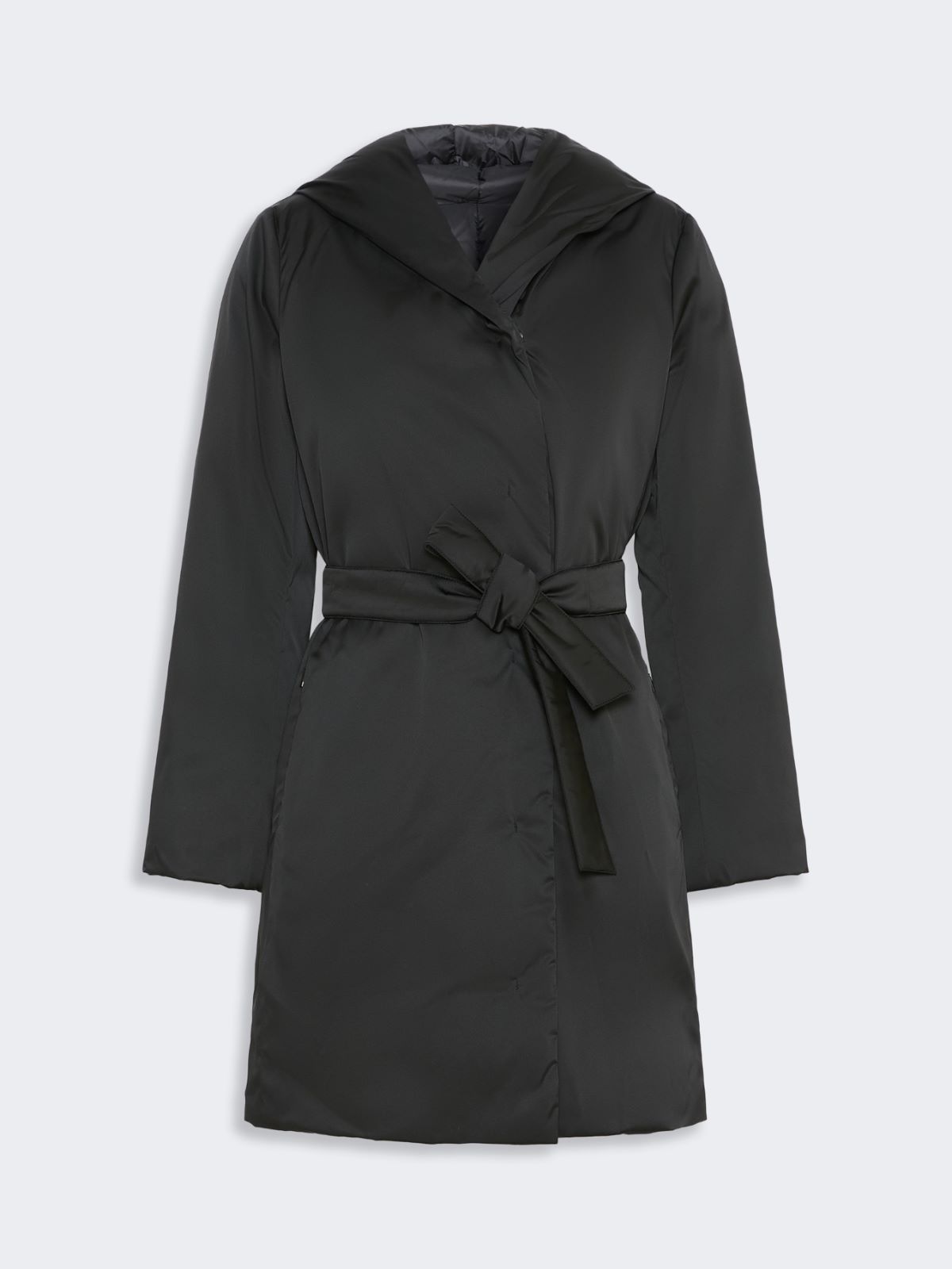 Reversible down jacket in water-repellent taffeta - BLACK - Max Mara - 5