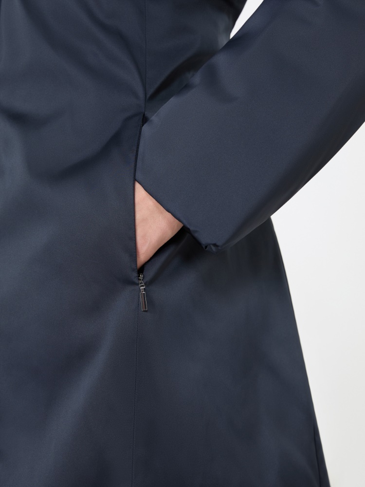 Reversible down jacket in water-repellent taffeta - NAVY - Max Mara - 4