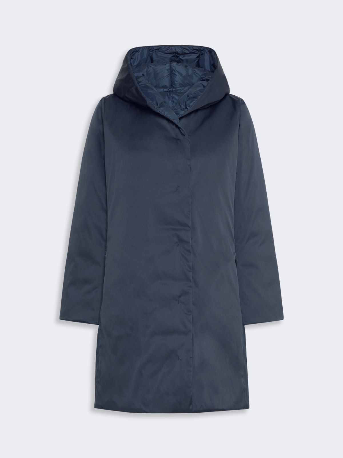 Reversible down jacket in water-repellent taffeta - NAVY - Max Mara - 5