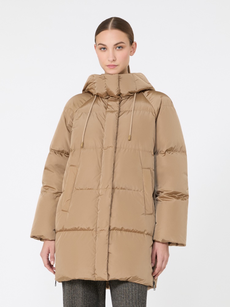 Midi parka in water-repellent taffeta - CAMEL - Max Mara - 2