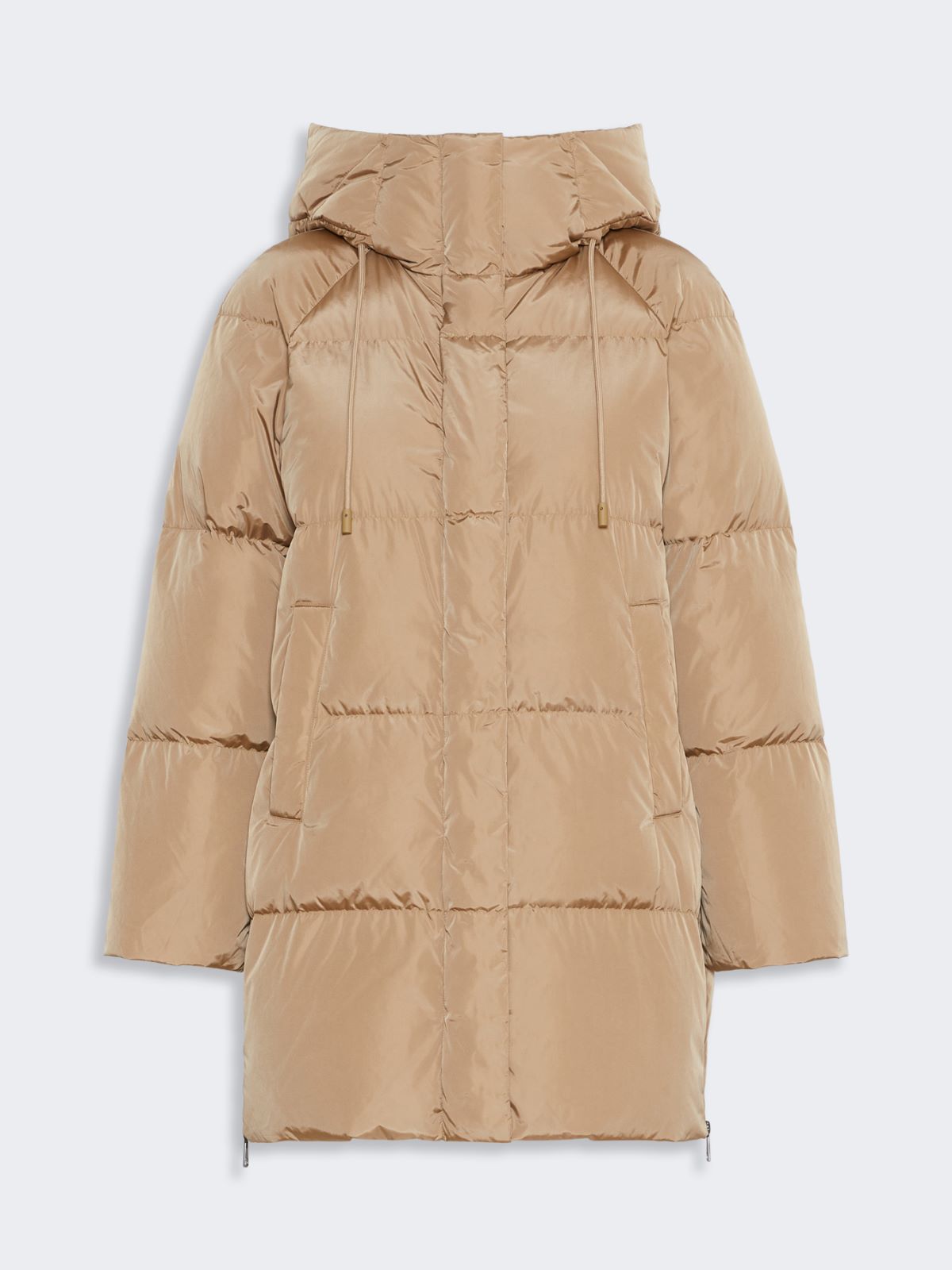 Midi parka in water-repellent taffeta - CAMEL - Max Mara - 5