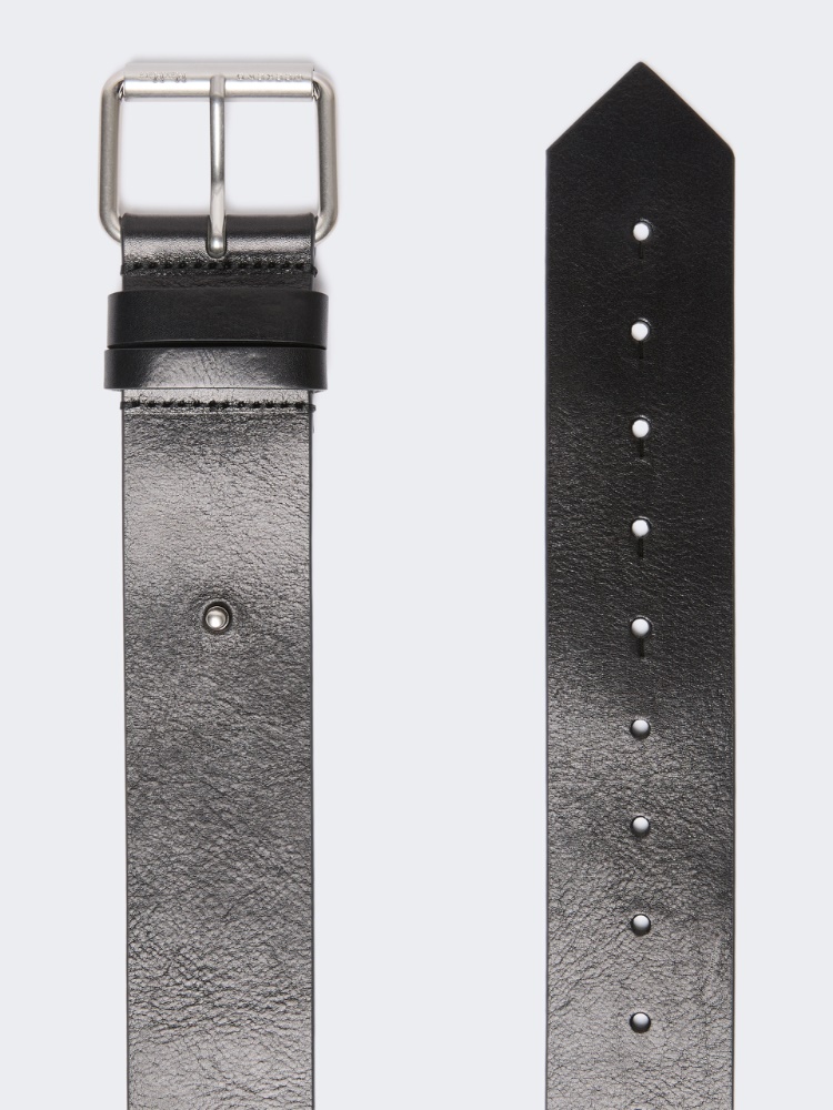 Leather belt - BLACK - Max Mara - 2