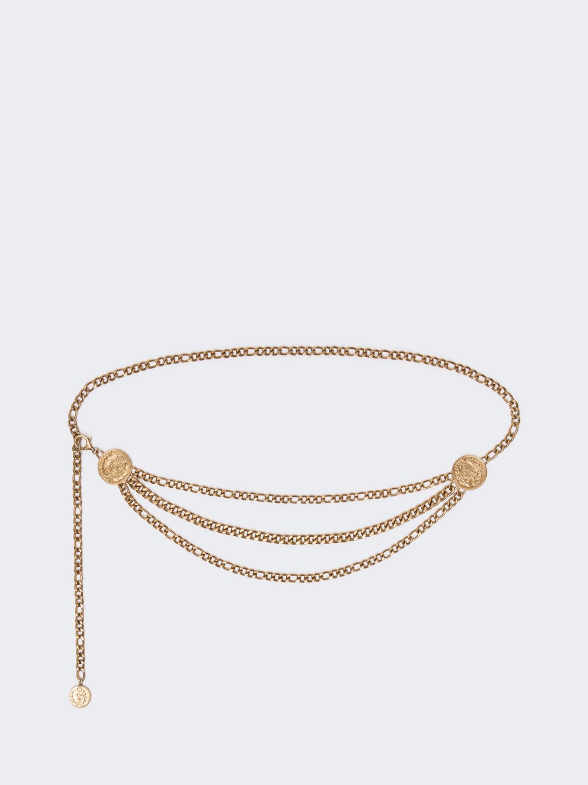 Jeweled metal belt - GOLD - Max Mara