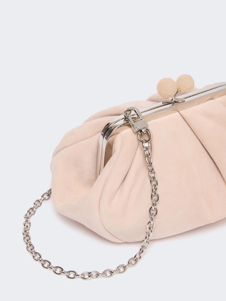 Small suede Pasticcino Bag - BEIGE - Max Mara - 3