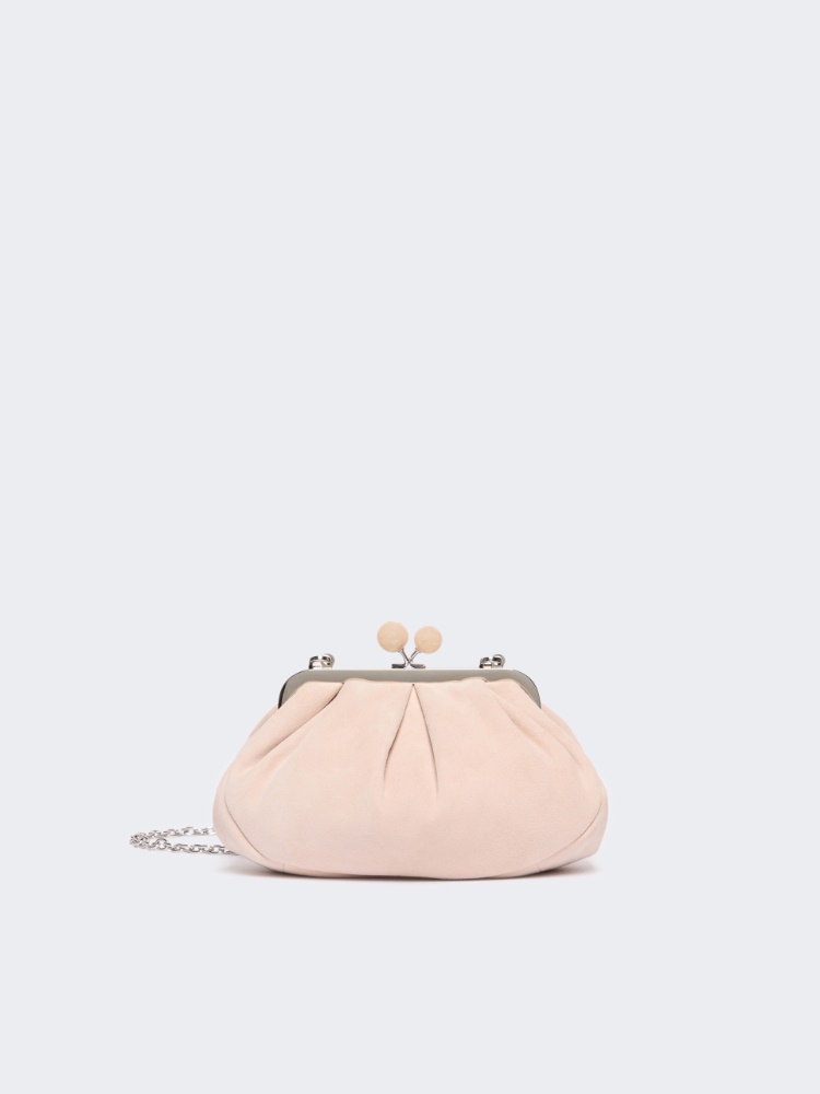 Small suede Pasticcino Bag - BEIGE