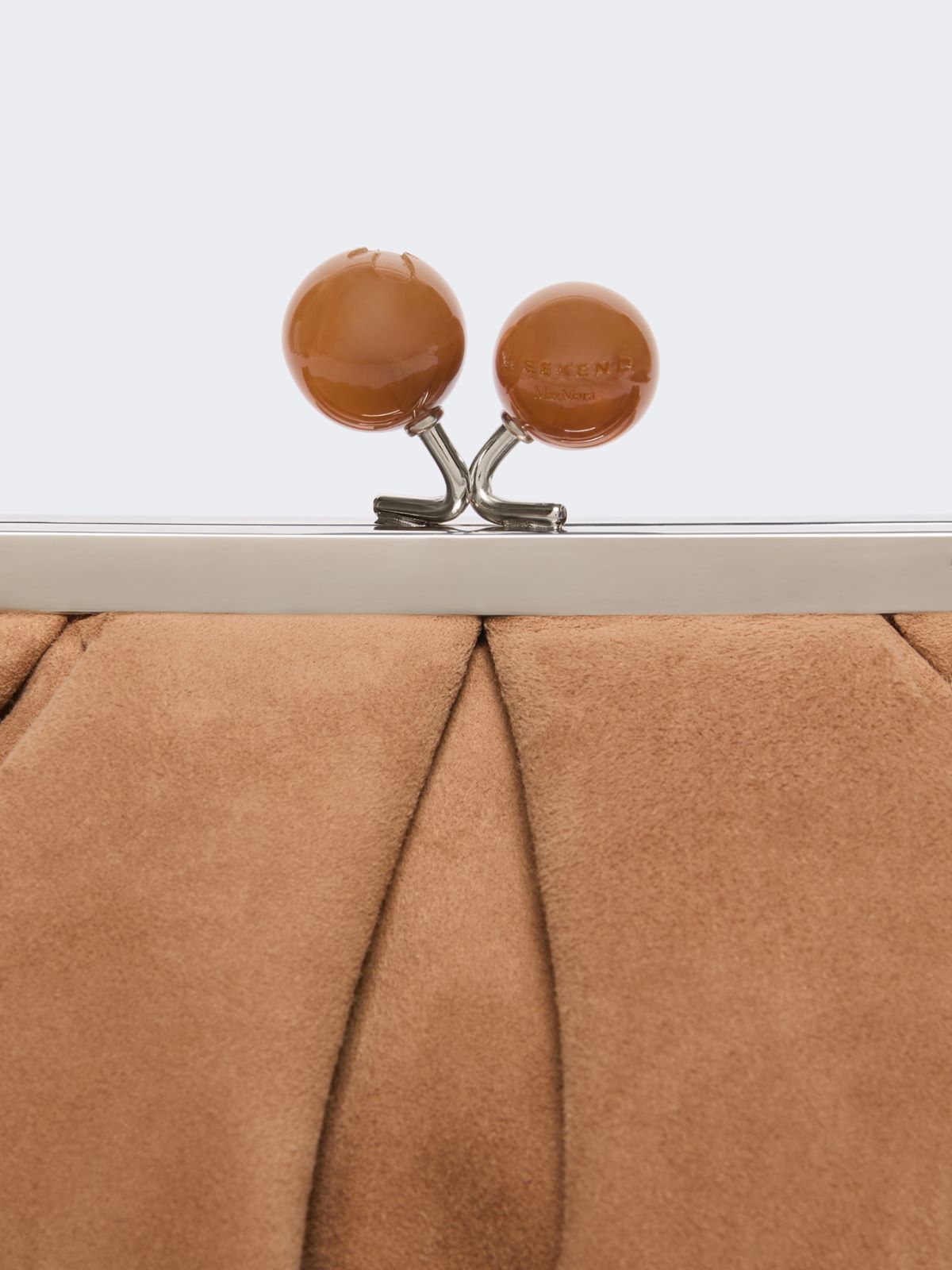 Small suede Pasticcino Bag - SAND - Max Mara - 4