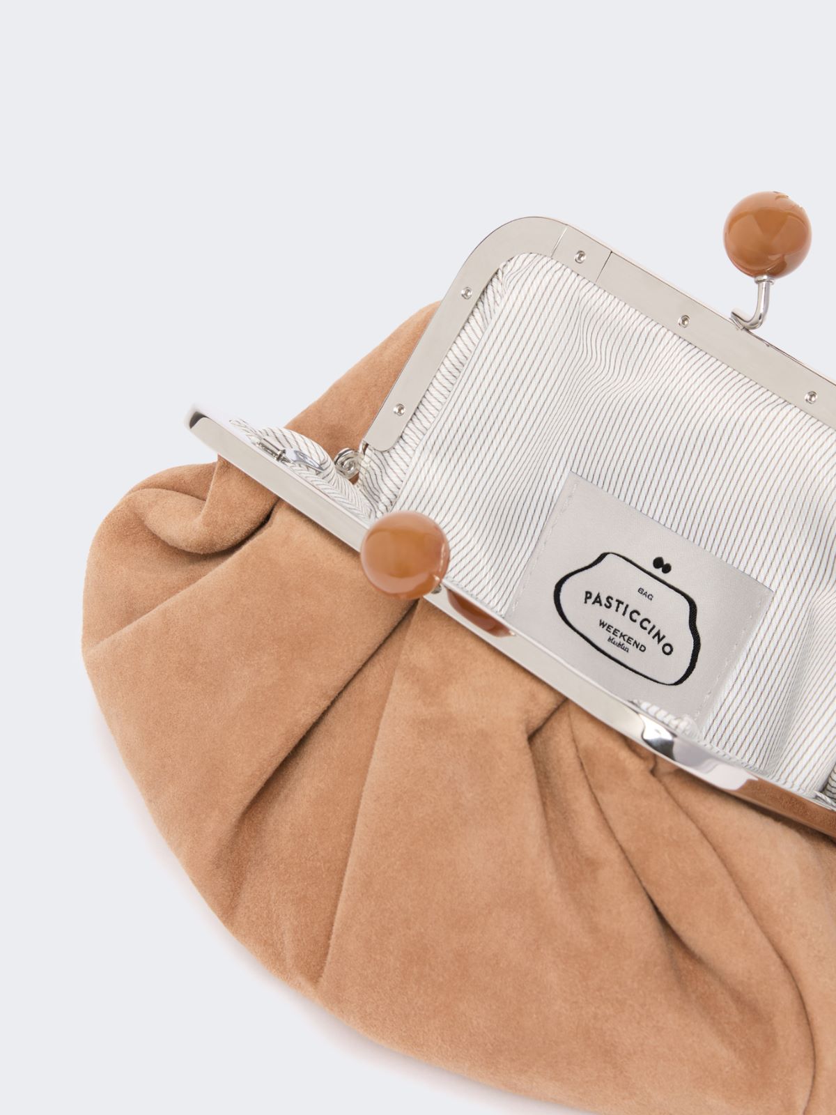 Small suede Pasticcino Bag - SAND - Max Mara - 5