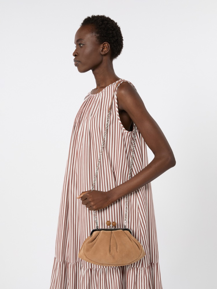 Small suede Pasticcino Bag - SAND