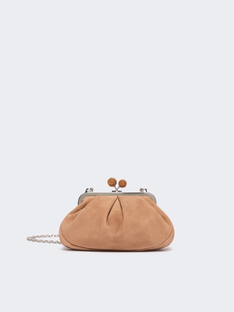 Small suede Pasticcino Bag - SAND
