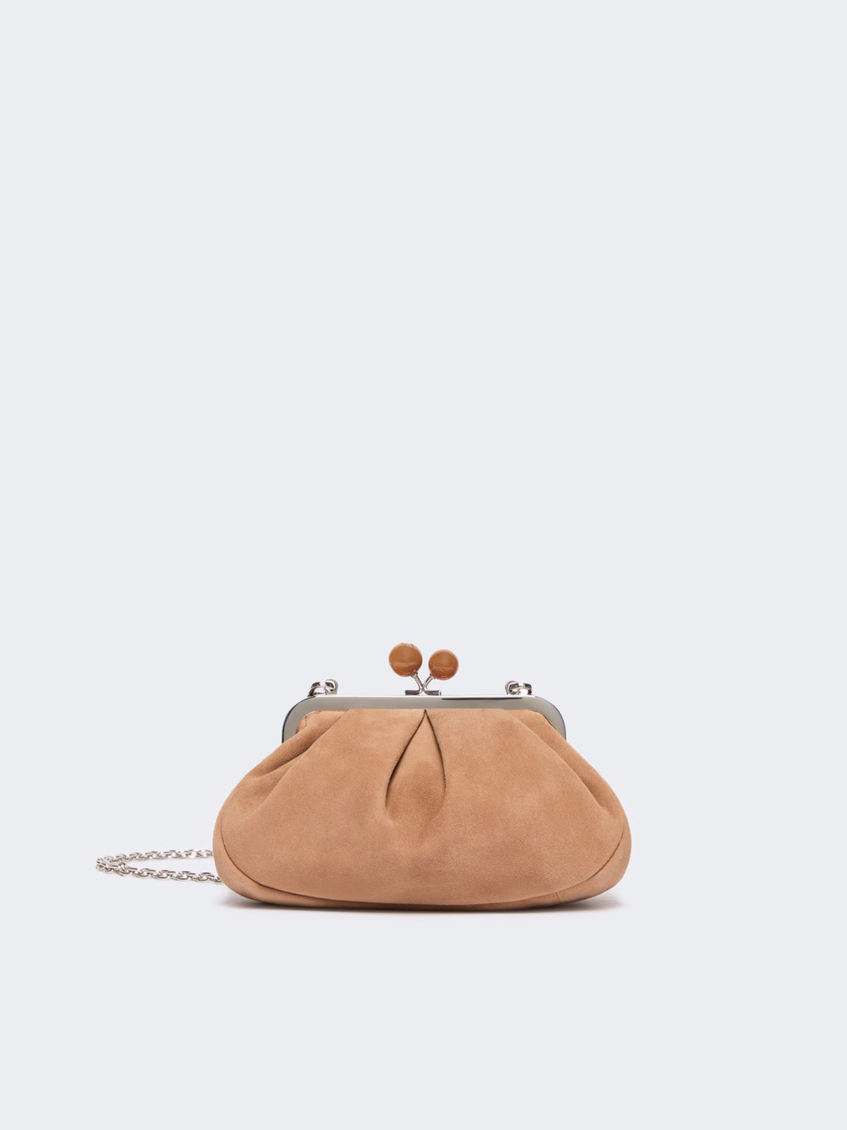 Small suede Pasticcino Bag - SAND - Max Mara