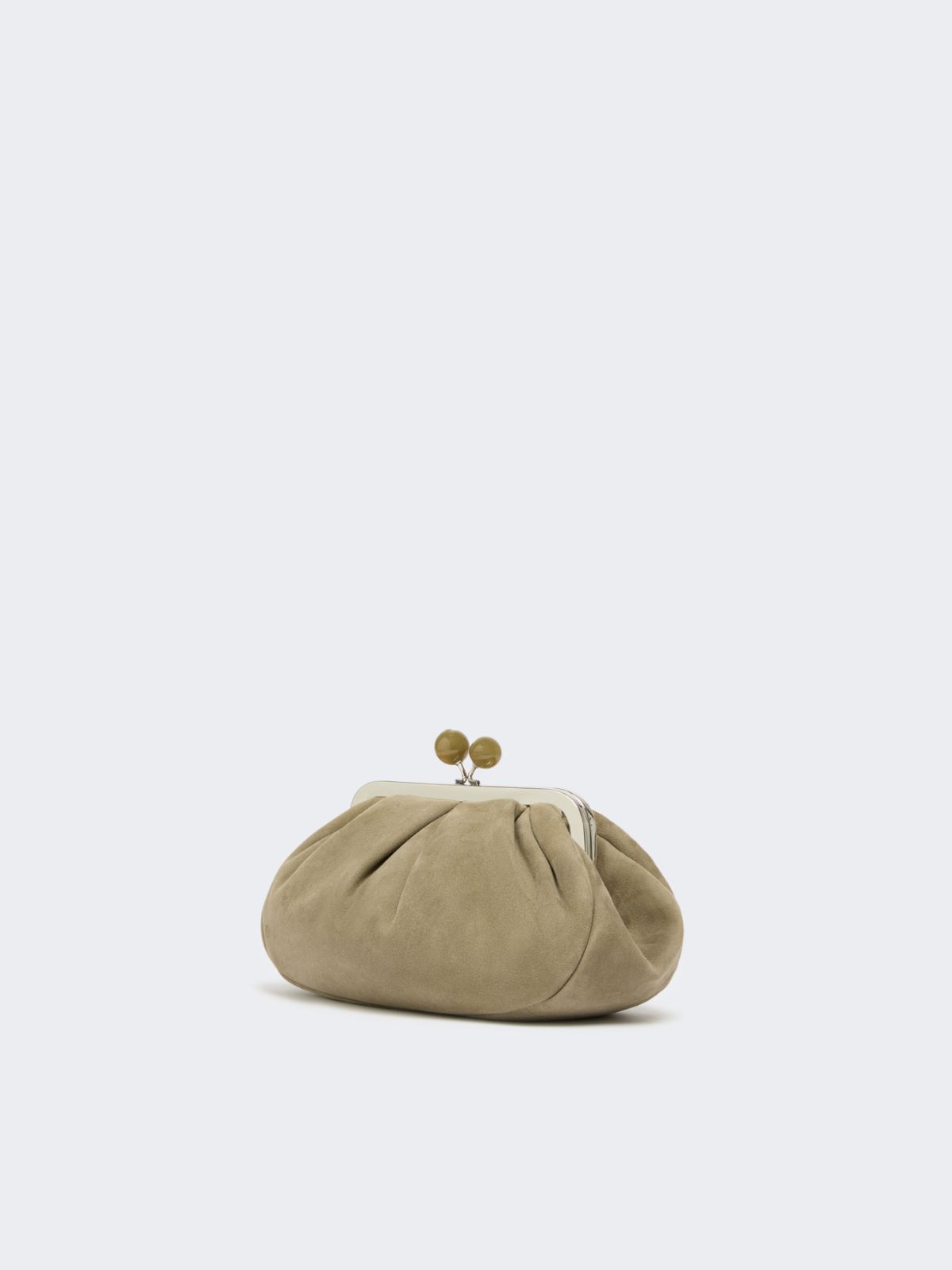 Small suede Pasticcino Bag - SAGE GREEN - Max Mara - 2