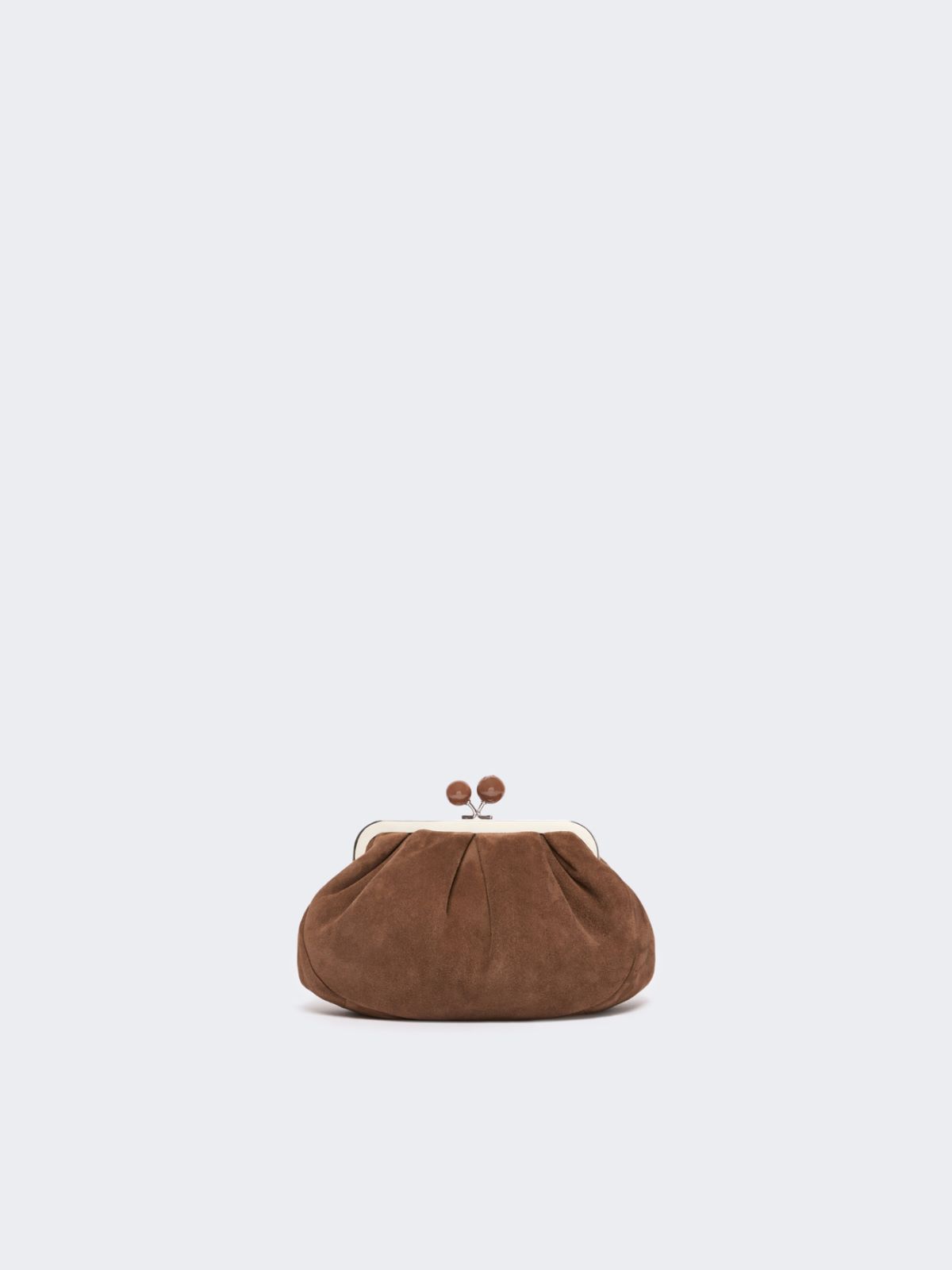 Small suede Pasticcino Bag - CHOCOLATE - Max Mara - 3