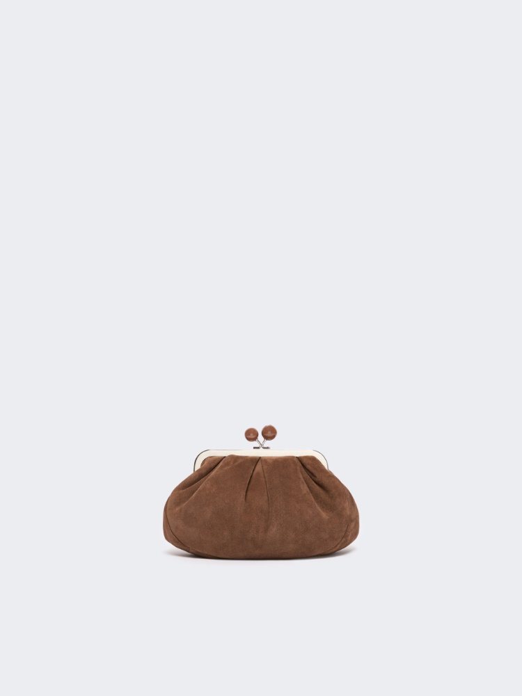 Small suede Pasticcino Bag - CHOCOLATE - Max Mara - 3