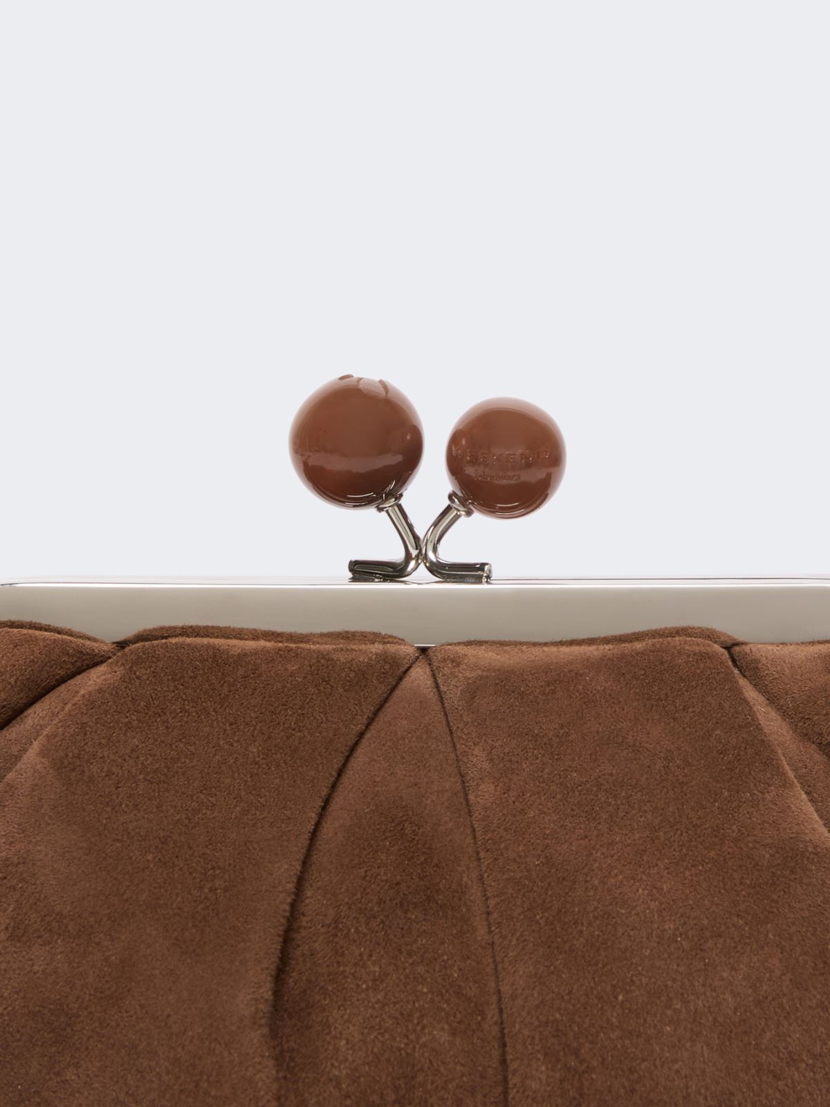 Small suede Pasticcino Bag - CHOCOLATE - Max Mara - 4