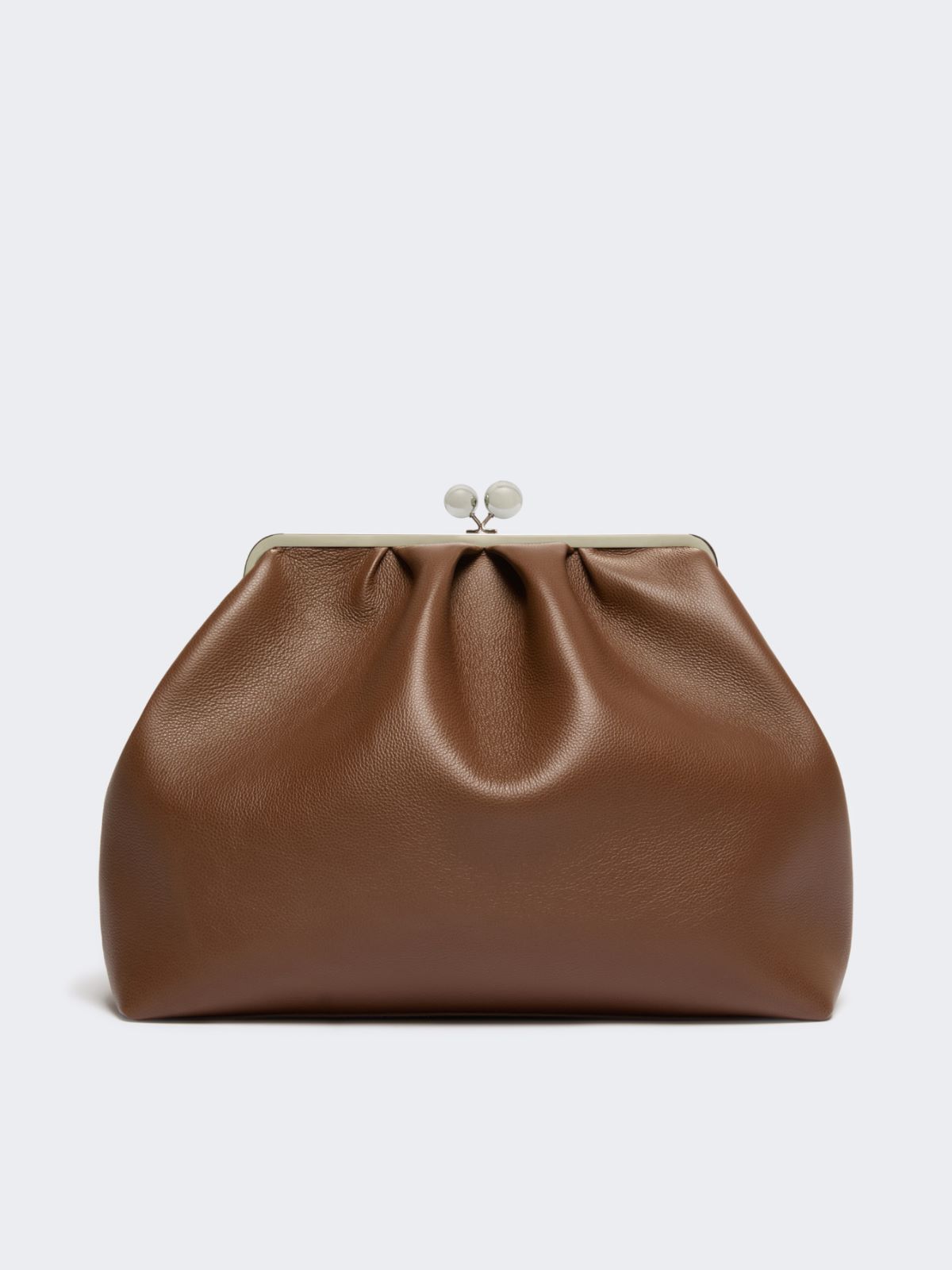 Extra large deer-print leather Pasticcino Bag - BROWN - Max Mara - 3