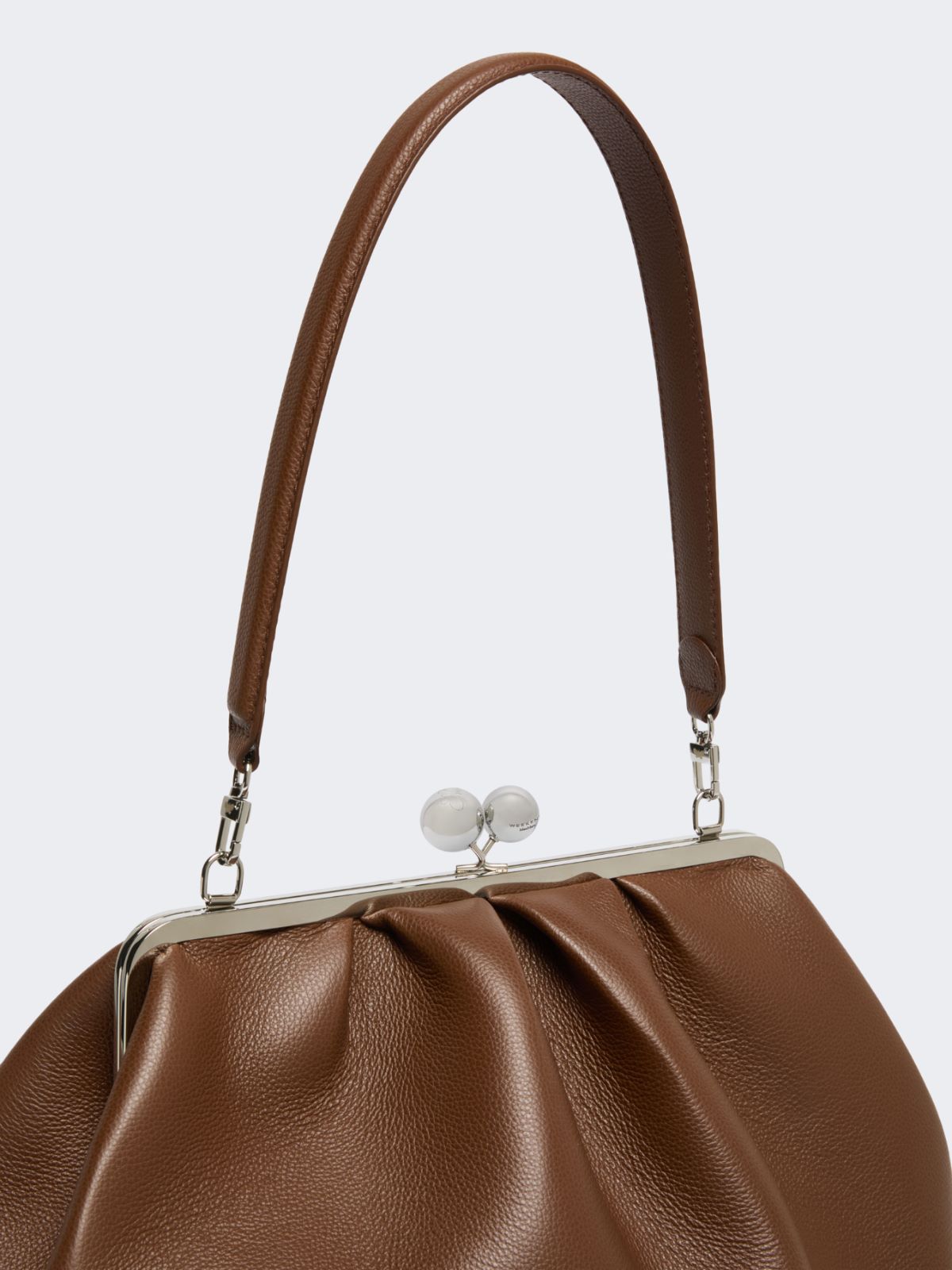 Extra large deer-print leather Pasticcino Bag - BROWN - Max Mara - 4