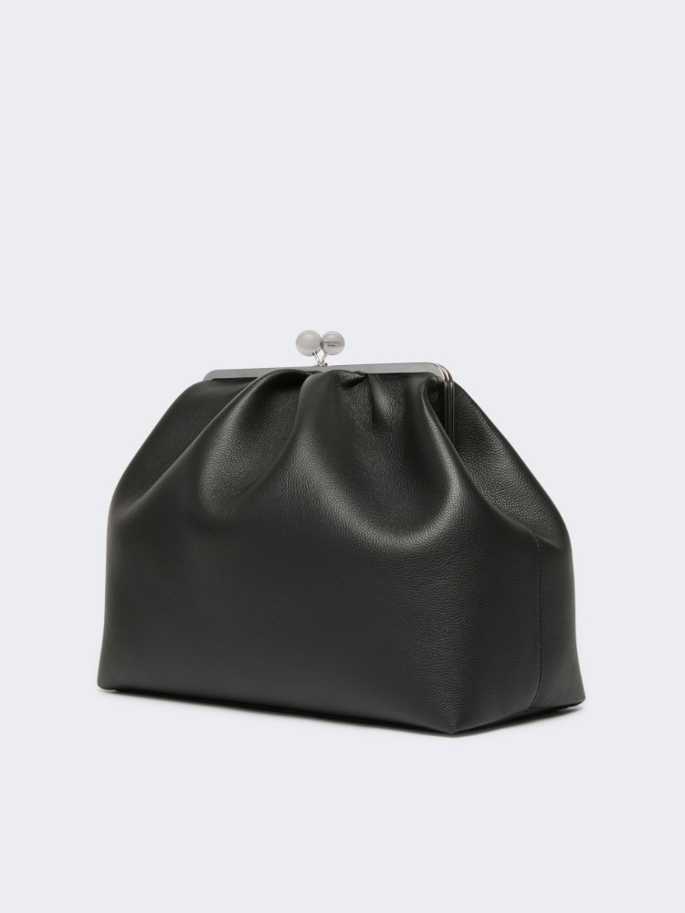 Extra large deer-print leather Pasticcino Bag - BLACK - Max Mara - 2