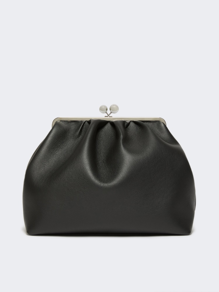 Extra large deer-print leather Pasticcino Bag - BLACK - Max Mara - 3