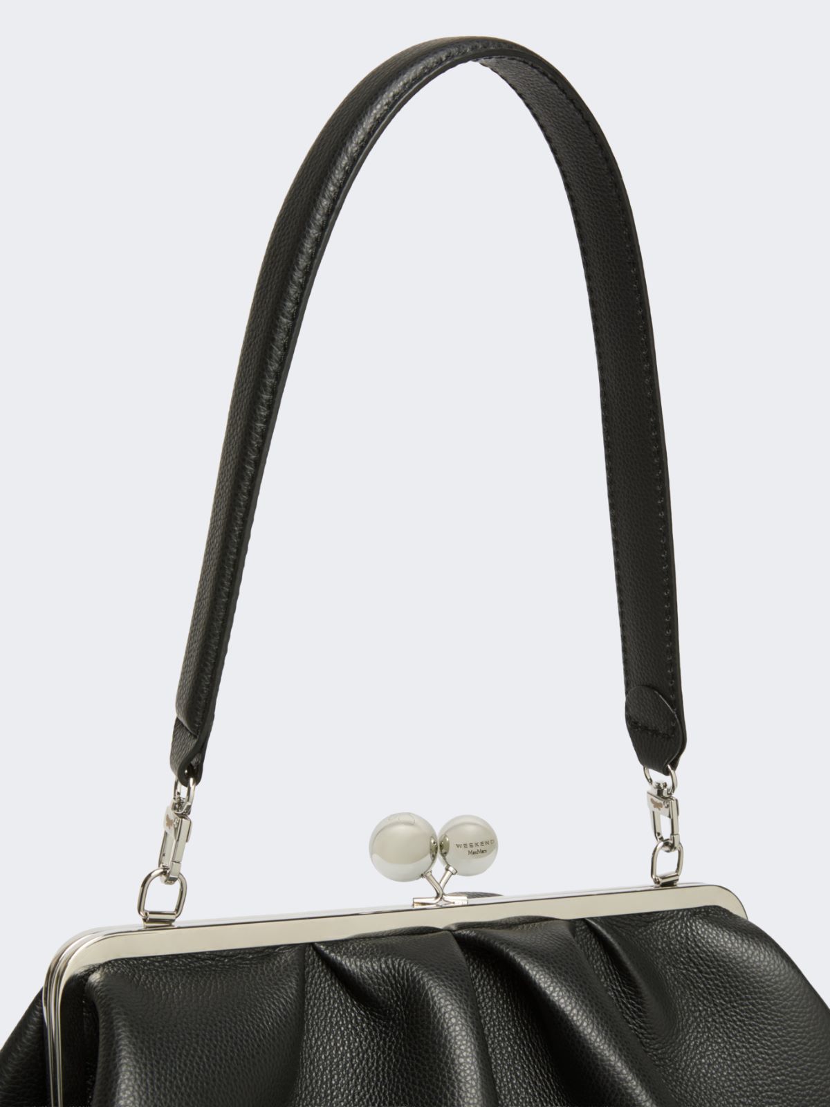 Extra large deer-print leather Pasticcino Bag - BLACK - Max Mara - 4