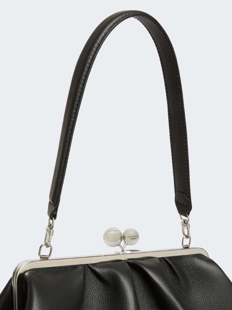 Extra large deer-print leather Pasticcino Bag - BLACK - Max Mara - 4