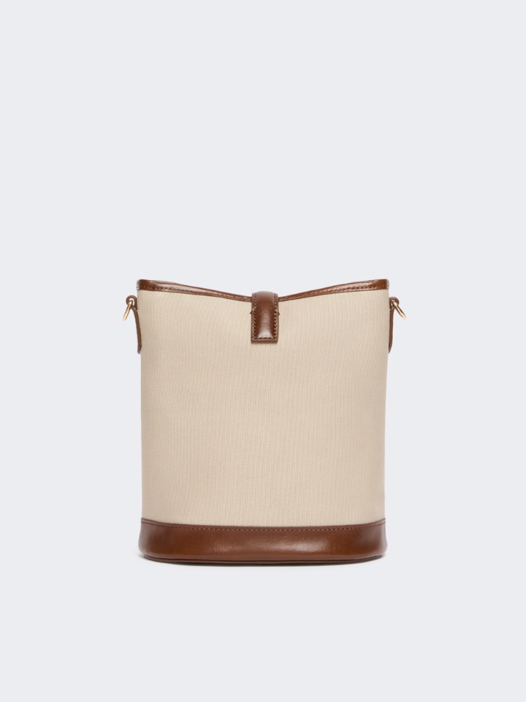바사이오 코튼 버킷백 - BROWN - Max Mara - 3