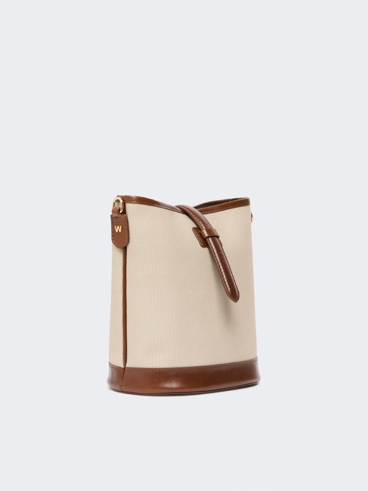 바사이오 코튼 버킷백 - BROWN - Max Mara - 4