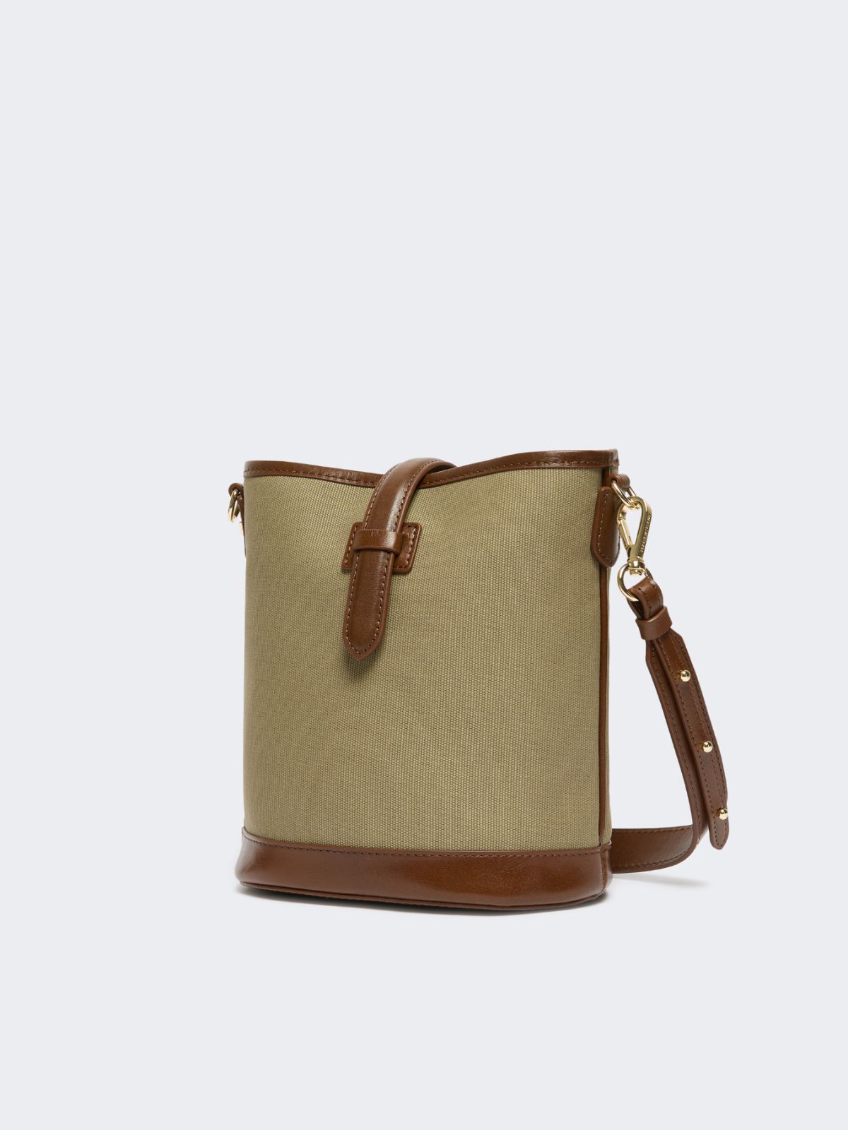 [ヴァザイオ] コットン キャンバス バケットバッグ - MUD - Max Mara - 2