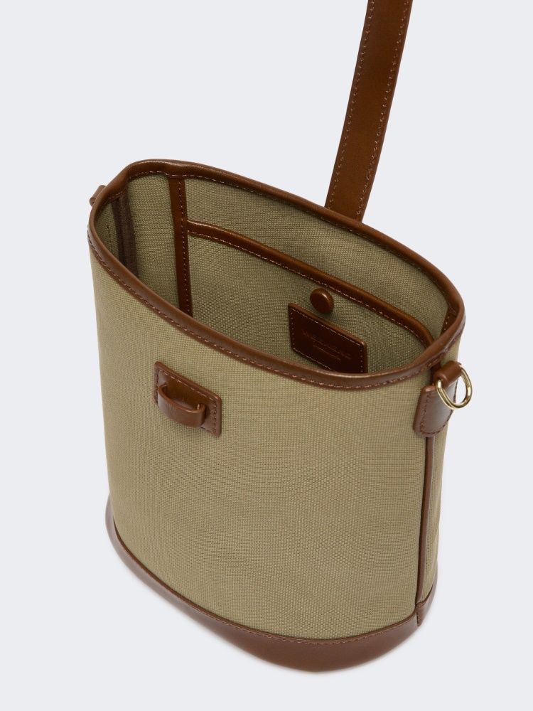[ヴァザイオ] コットン キャンバス バケットバッグ - MUD - Max Mara - 4