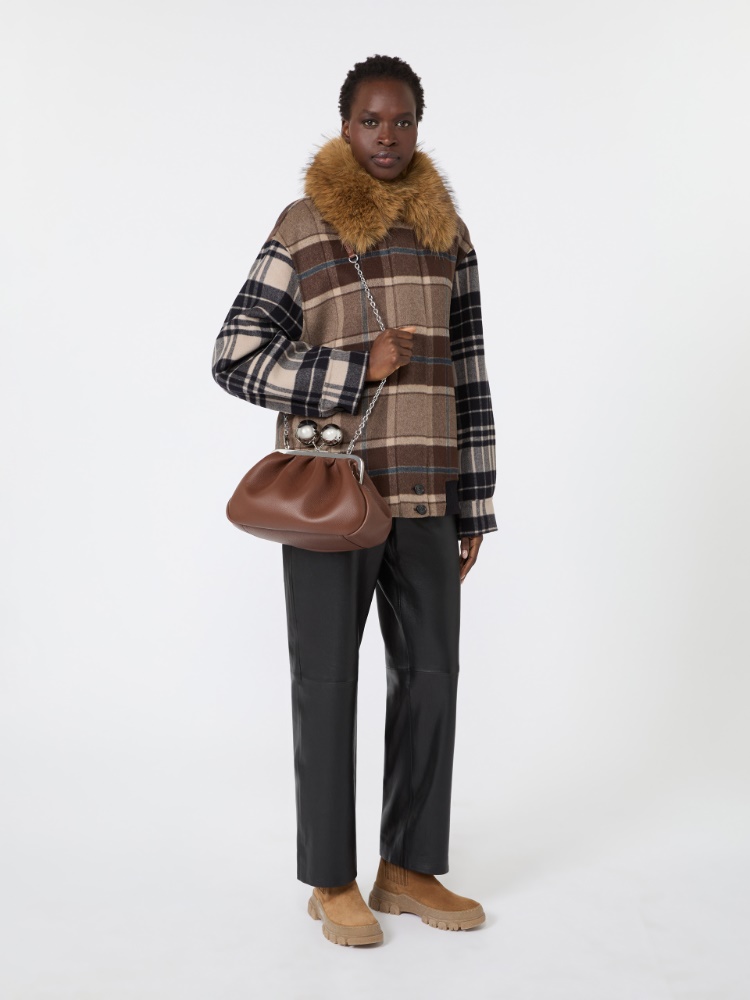 Medium calfskin Pasticcino Bag - BROWN