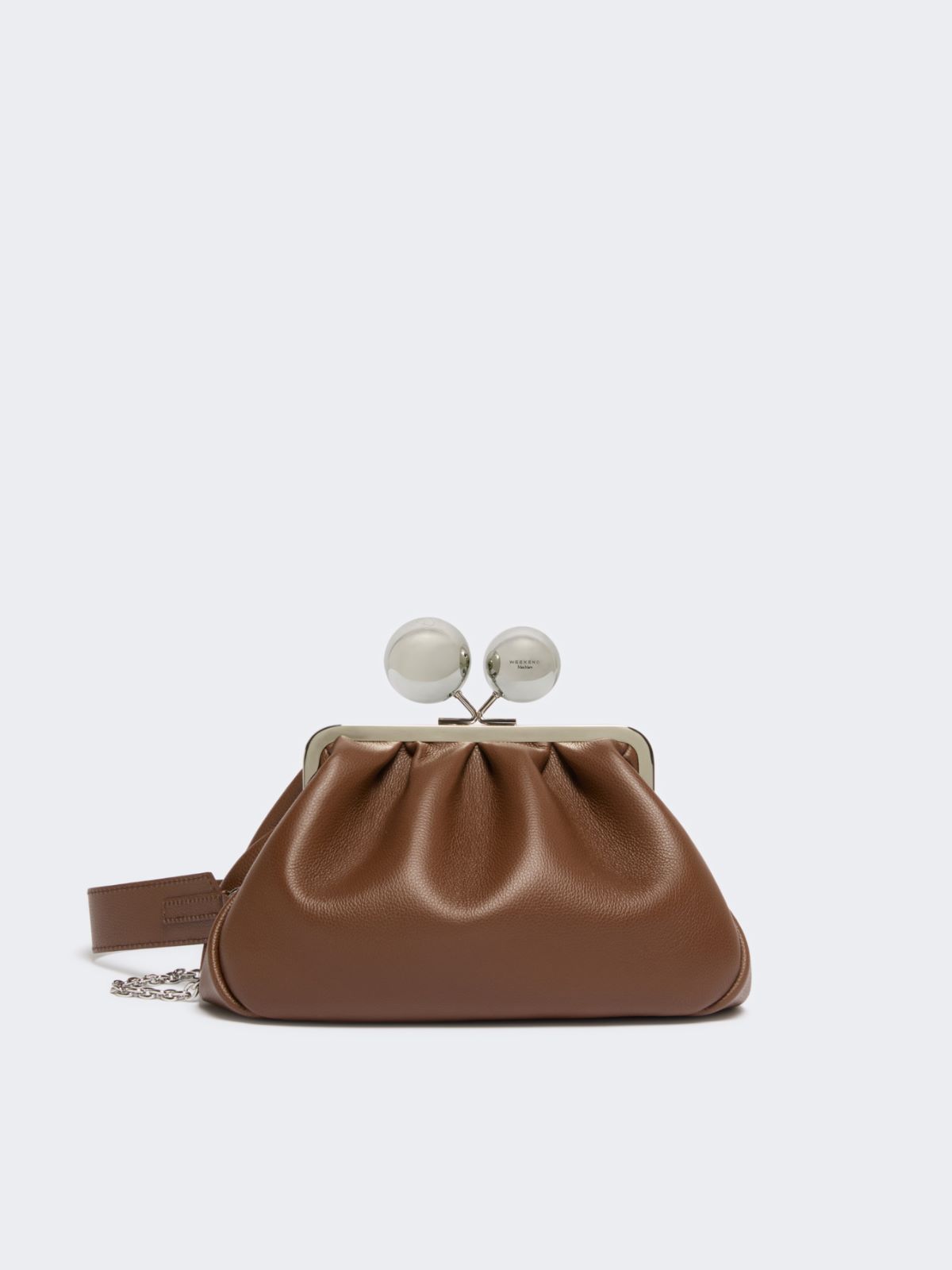 Medium calfskin Pasticcino Bag - BROWN - Max Mara