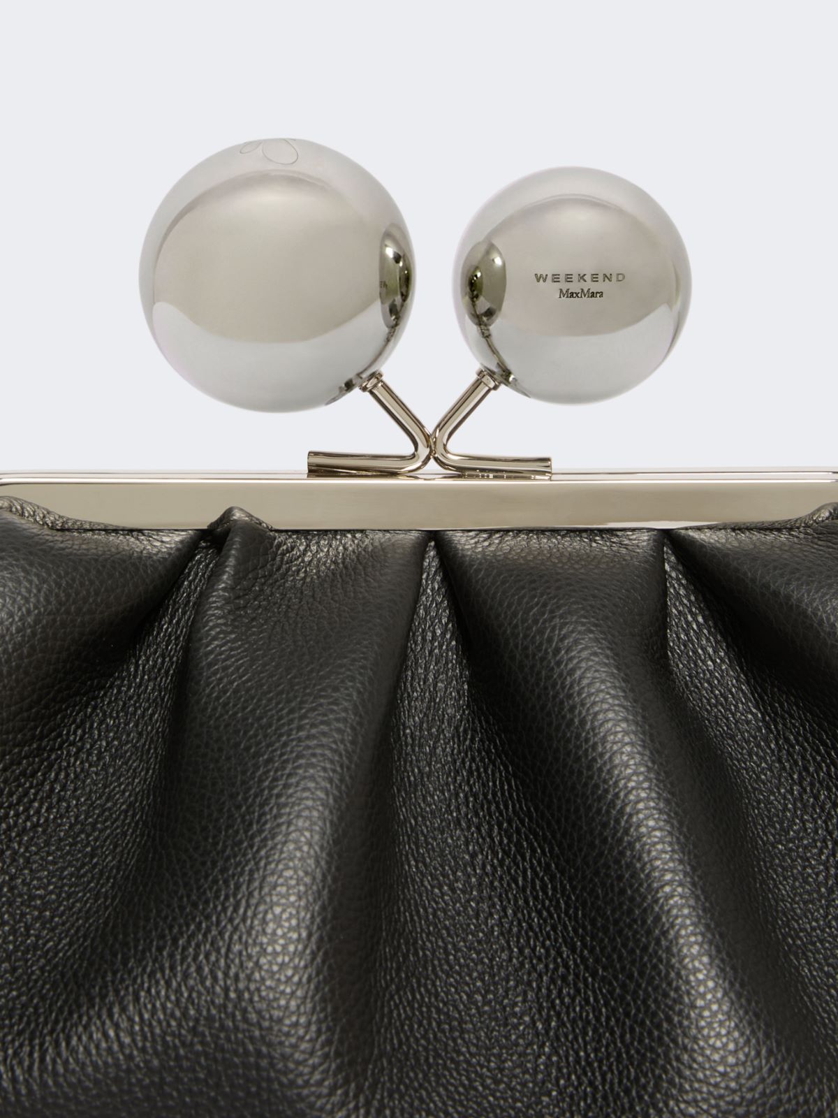 Medium calfskin Pasticcino Bag - BLACK - Max Mara - 5
