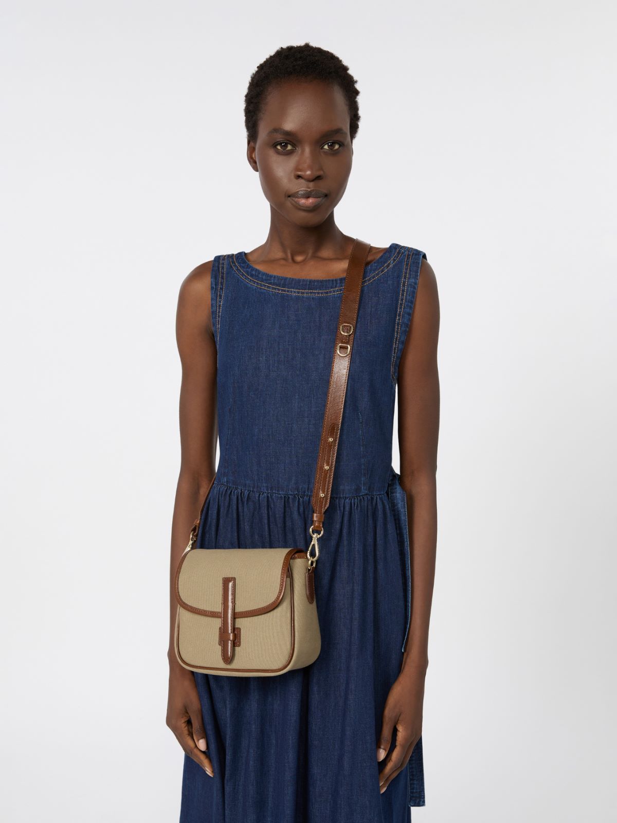 [ギャップ] コットン キャンバス ショルダー バッグ + MUD - Max Mara