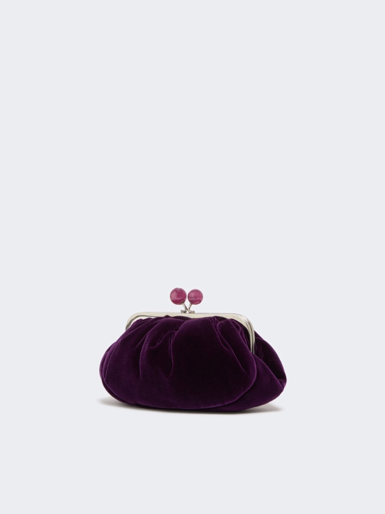 Small cotton velvet Pasticcino Bag - PURPLE - Max Mara - 2