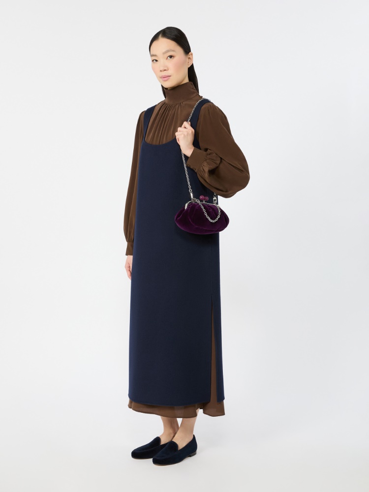 Small cotton velvet Pasticcino Bag - PURPLE - Max Mara - 7