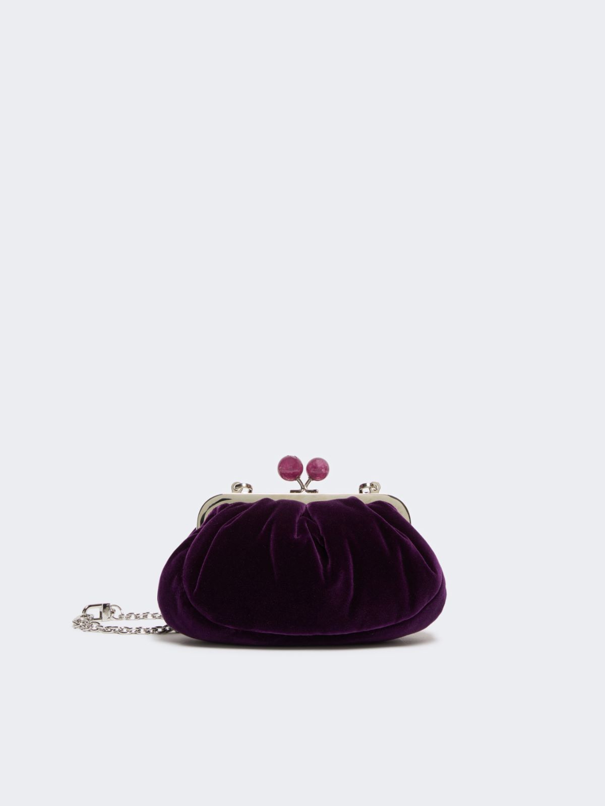 Small cotton velvet Pasticcino Bag - PURPLE - Max Mara