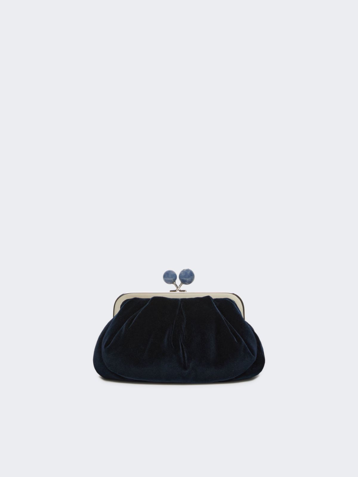 Small cotton velvet Pasticcino Bag - MIDNIGHTBLUE - Max Mara - 3