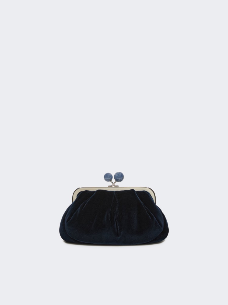 Small cotton velvet Pasticcino Bag - MIDNIGHTBLUE - Max Mara - 3