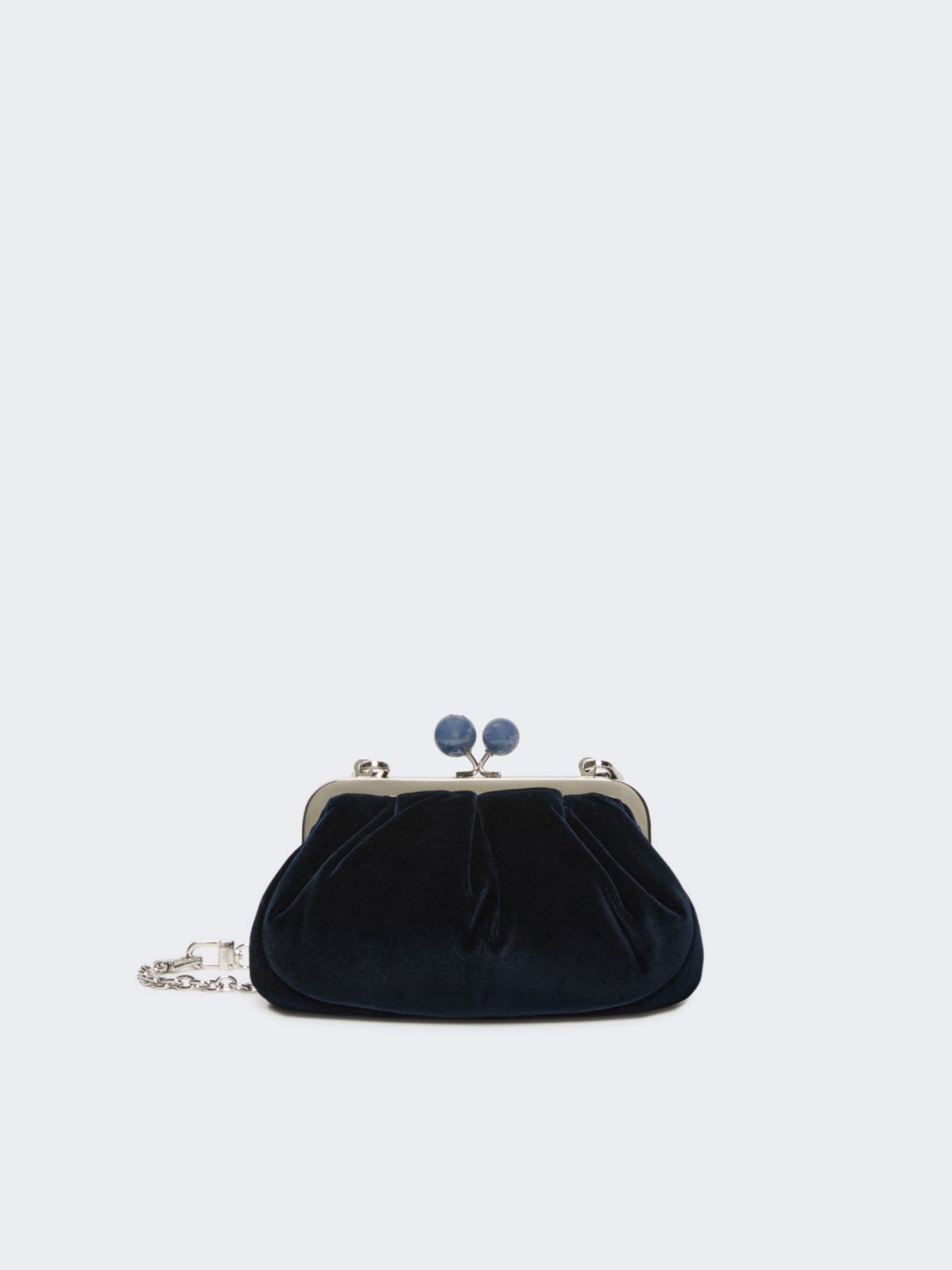 Small cotton velvet Pasticcino Bag - MIDNIGHTBLUE - Max Mara
