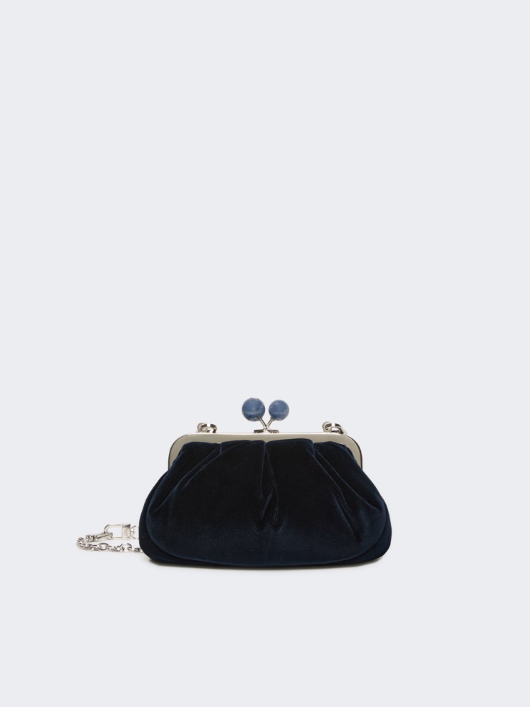 Small cotton velvet Pasticcino Bag - MIDNIGHTBLUE - Max Mara