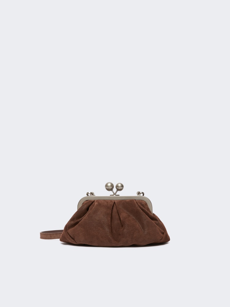 Small split calfskin Pasticcino Bag - CHOCOLATE