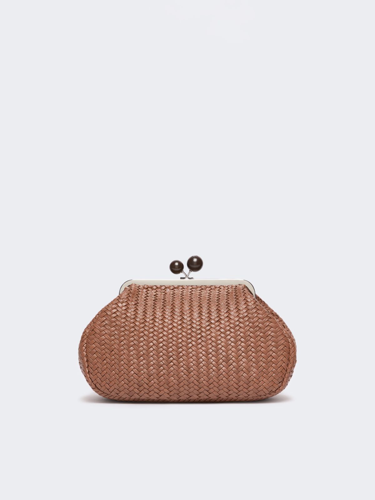 Medium Pasticcino Bag in woven leather - TOBACCO - Max Mara - 3