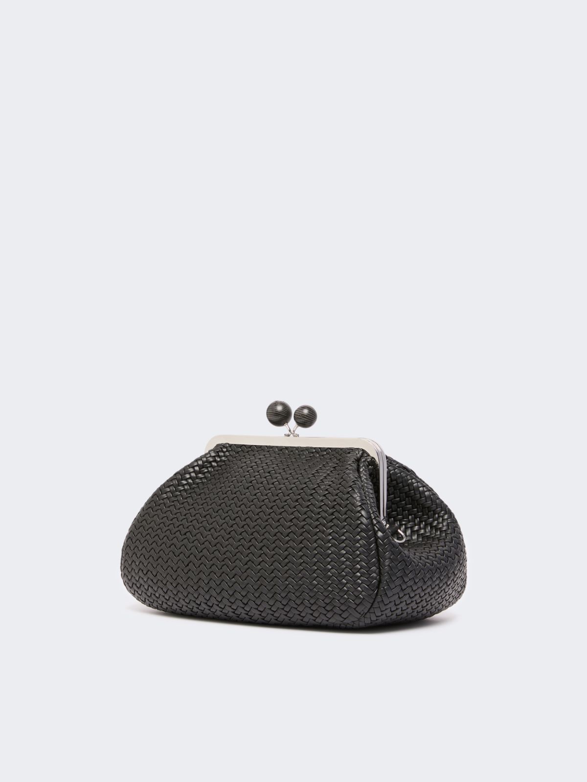 Medium Pasticcino Bag in woven leather - BLACK - Max Mara - 2
