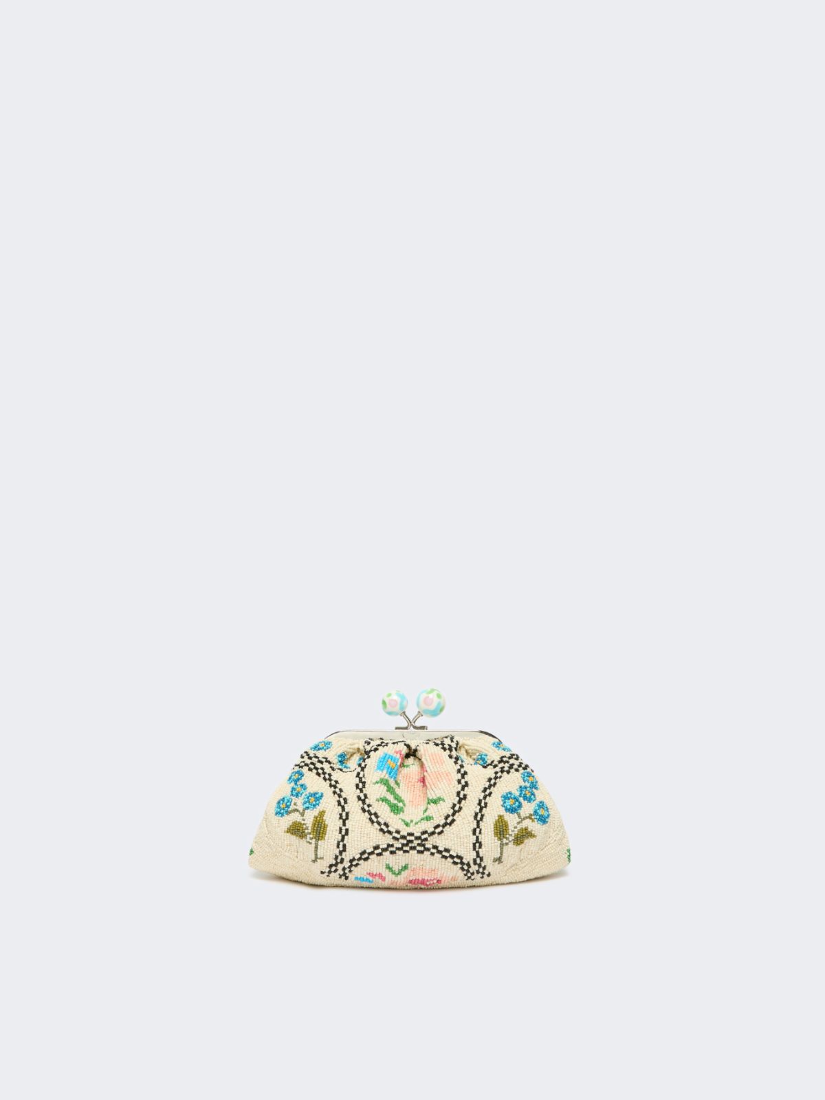 Extra-small Pasticcino Bag embroidered with beads - PINK - Max Mara - 3